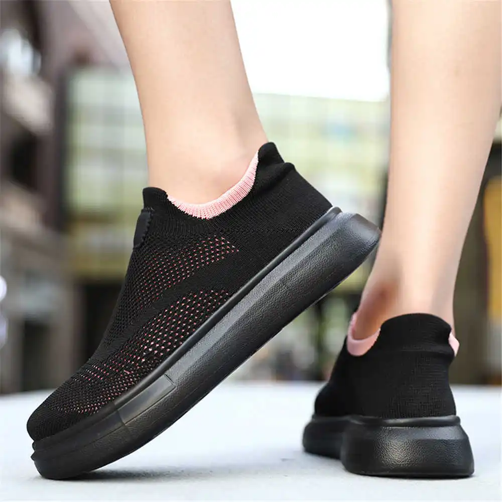 Formal Wear For Women Lifestyle - Platform çorap kahverengi ayakkabı kadın kaykay
