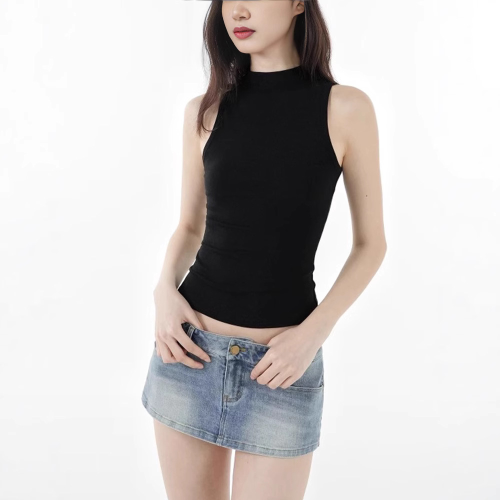 Retro Spor Yarı Yüksek Yaka Ko - Women'S Formal Evening Wear Tops incelemesi ve fiyatı