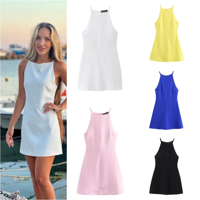 Interlock halter elbise ETJ 20 - Women Formal Wear Zara incelemesi ve fiyatı