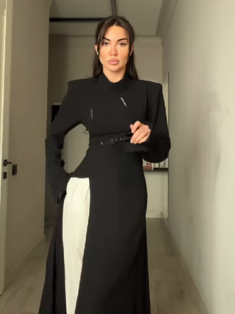 Kadınlar İçin Zarif Yüksek Yak - Women'S Formal Evening Wear Tops incelemesi ve fiyatı