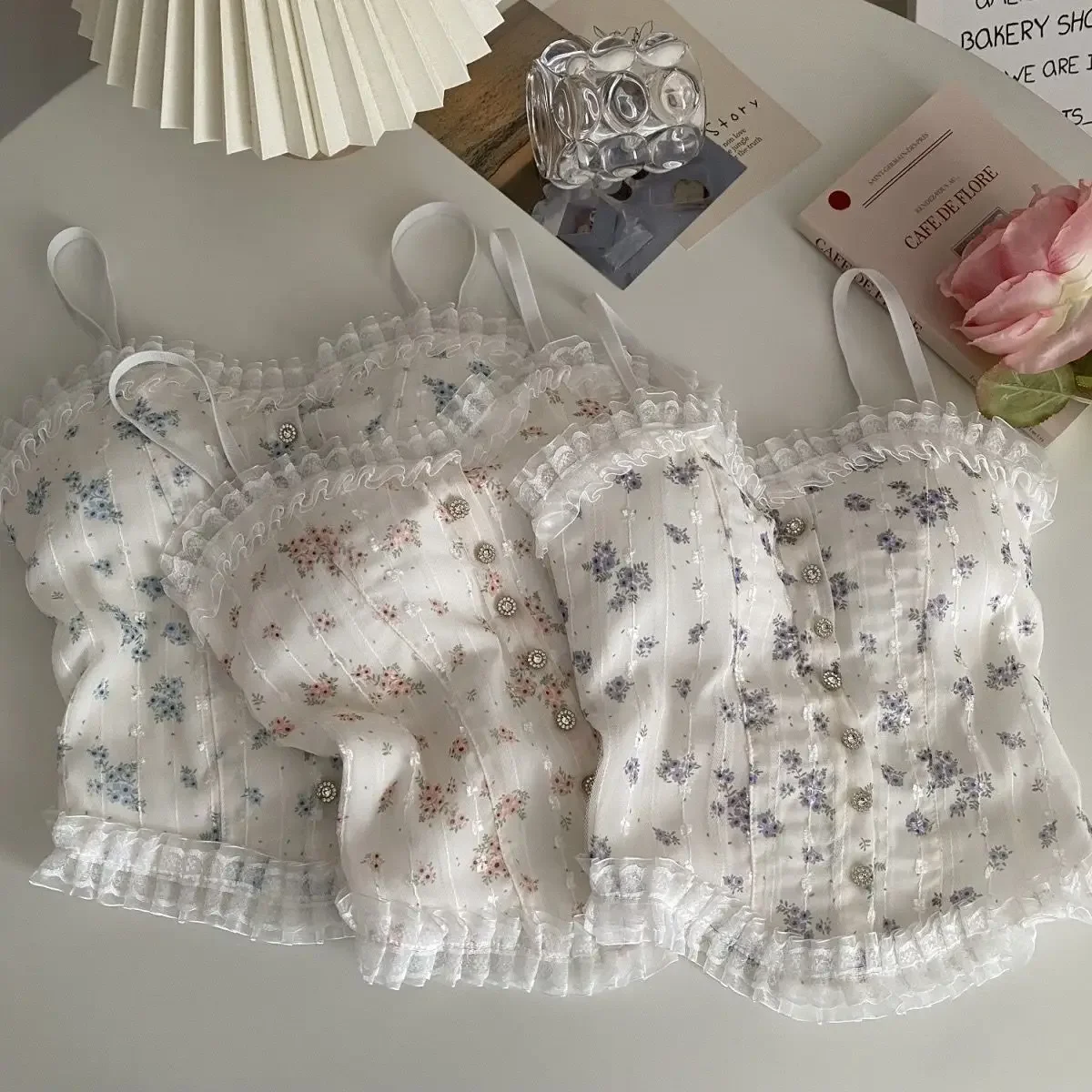 KUCLUT Fransız Çiçek Desenli A - Women'S Formal Evening Wear Tops incelemesi ve fiyatı