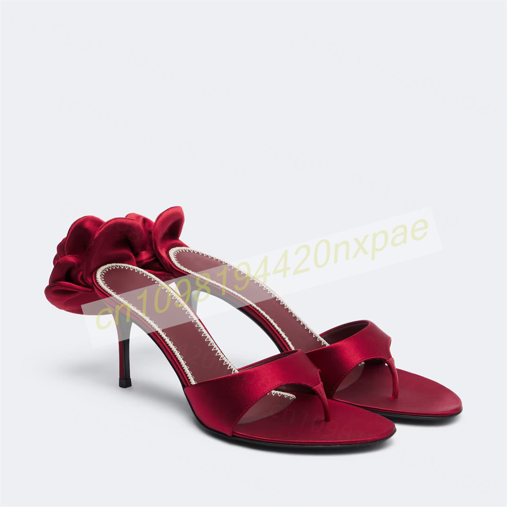 Kadın Kırmızı Saten Parmak Ara - Women'S Formal Wear For Wedding incelemesi ve fiyatı