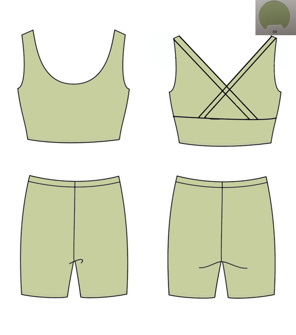 Tek Renkli Yoga Malzemesi Sırt - Monochrome Suit Set incelemesi ve fiyatı
