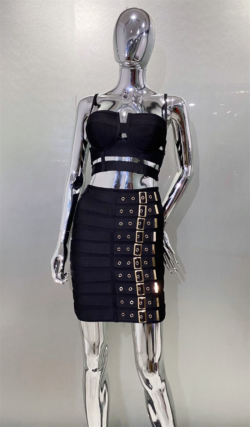 Siyah Beyaz Bandaj Kadın Abiye - Women'S Formal Evening Wear Tops incelemesi ve fiyatı