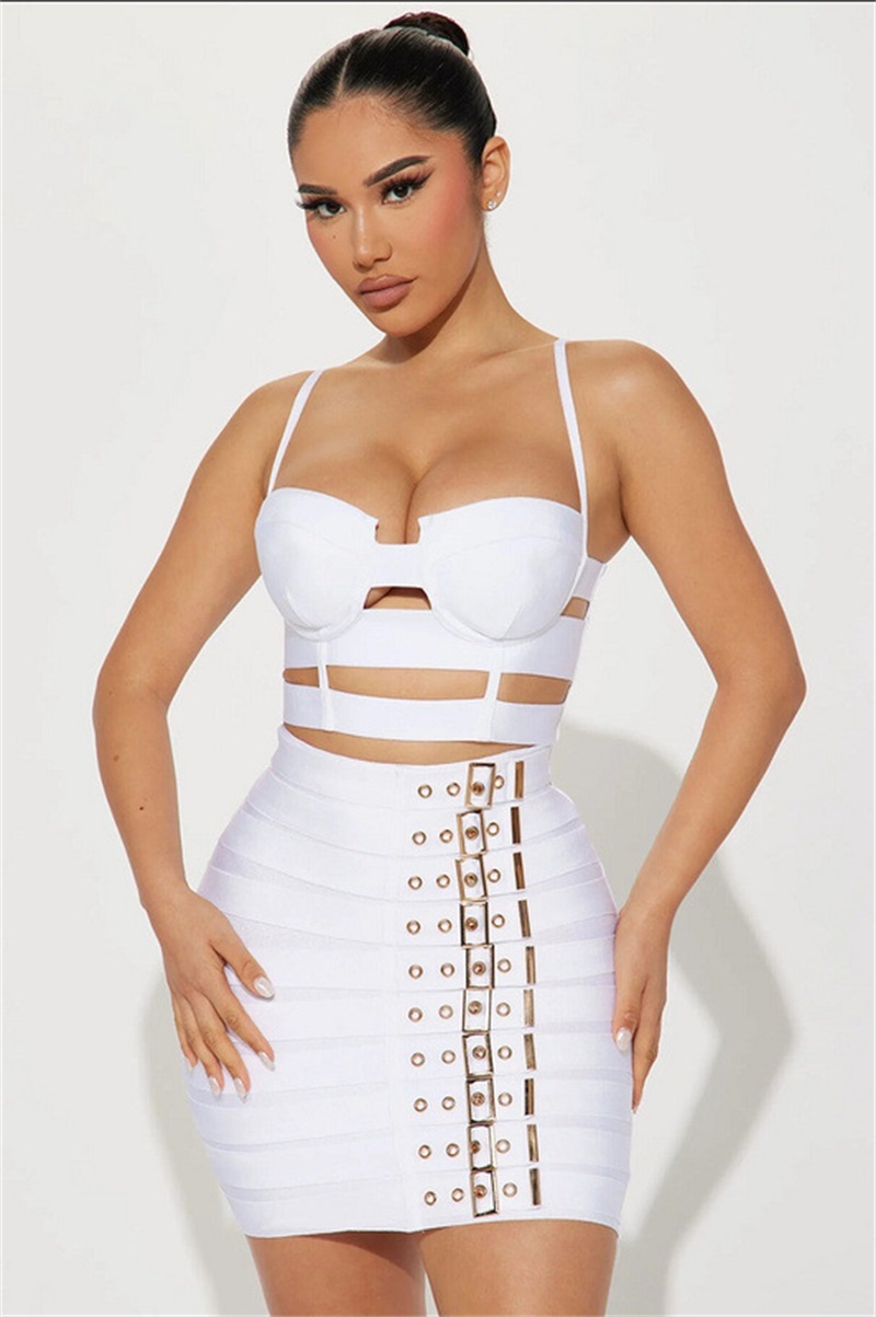 Siyah Beyaz Bandaj Kadın Abiye - Women'S Formal Evening Wear Tops incelemesi ve fiyatı
